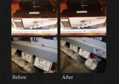 Sales Floor Rack Cleaning 8' and down (New or Remodel)