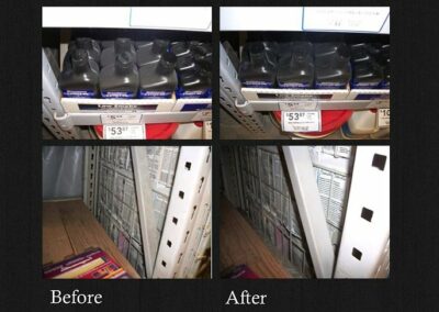 Sales Floor Rack Cleaning 8' and down (New or Remodel)